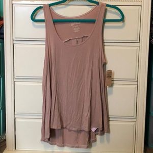 Flowy mauve AE tank